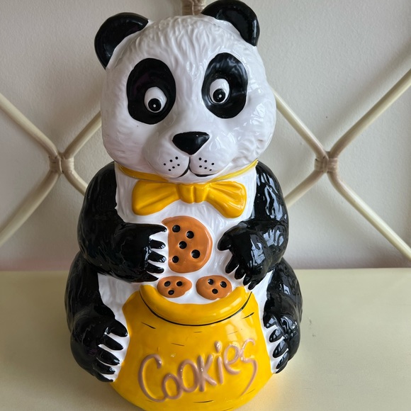 Vintage Panda Cookie Jar - Picture 1 of 11